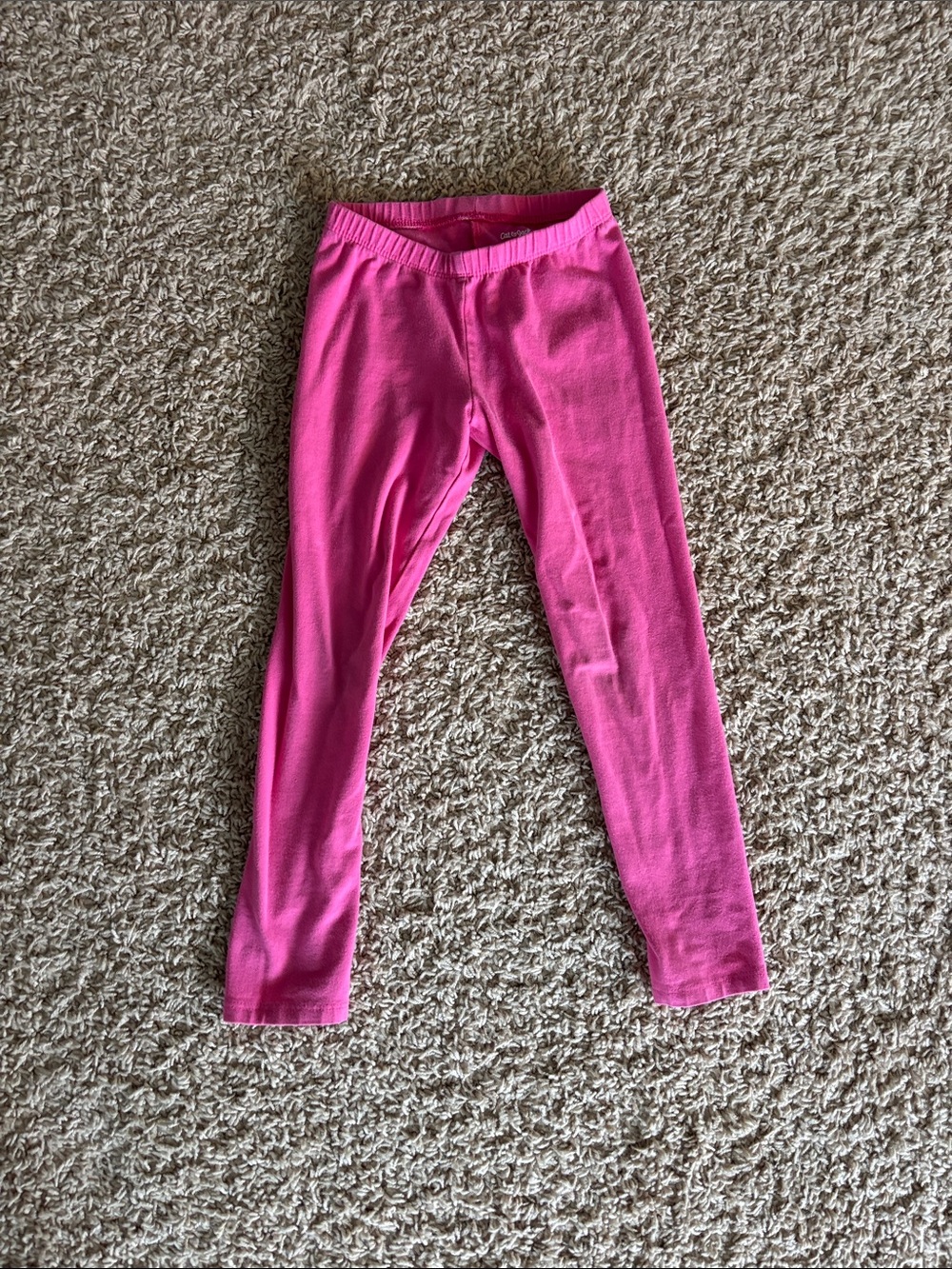 Cat & Jack Hot Pink Girls' Stretch Leggings